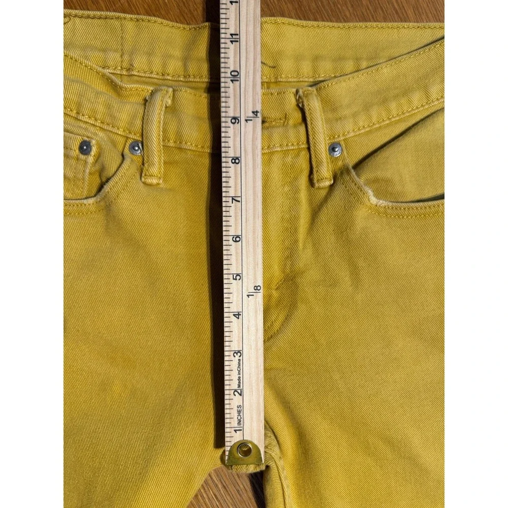 Levis 514 Jeans‎ Mens 30x32 Mustard Yellow Straight Fit Denim Rodeo Ranch Farm